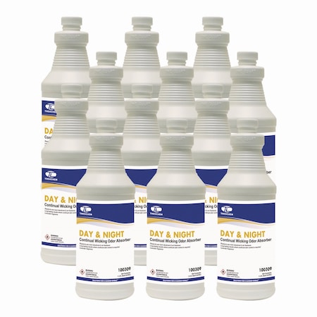 Theochem Laboratories Day and Night Wicking Odor Absorber, 32 oz Bottle, Lavender, PK12 500064